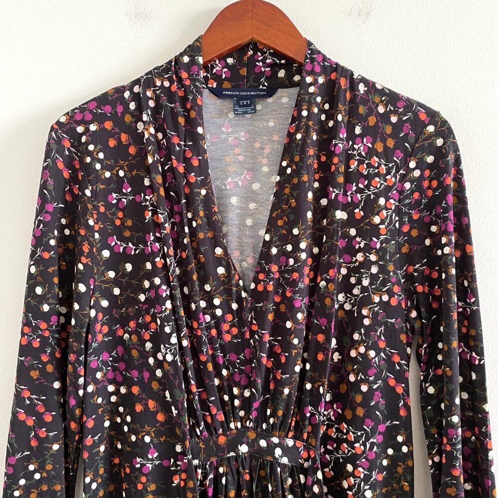 French Connection Frances Meadow Jersey Long Sleeve Dress - Picture 12 of 16